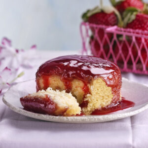 Strawberry Jam Pudding