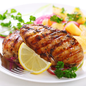 Roast Cooked Chicken Fillet